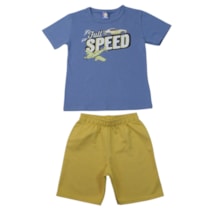 Conjunto Masculino Sortido Camiseta e Bermuda Moletinho 9002935 - Pipa