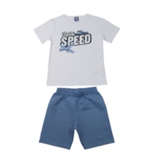 Conjunto Masculino Sortido Camiseta e Bermuda Moletinho 9002935 - Pipa