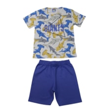 Conjunto Masculino Sortido Camiseta e Bermuda Moletinho 9002943 - Pipa