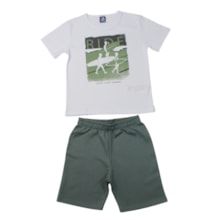 Conjunto Masculino Sortido Camiseta e Bermuda Moletinho 9002949 - Pipa
