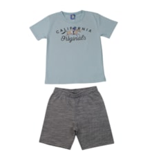 Conjunto Masculino Sortido Camiseta e Bermuda Moletinho 9002954 - Pipa