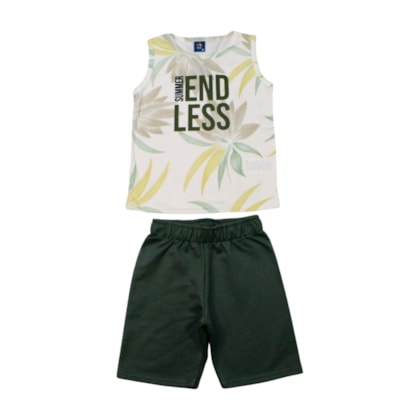 Conjunto Masculino Sortido Regata e Bermuda Moletinho 9001590 - Pipa