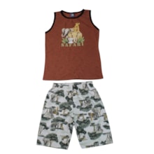 Conjunto Masculino Sortido Regata e Bermuda Moletinho 9002897 - Pipa