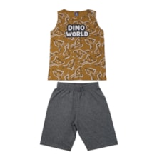 Conjunto Masculino Sortido Regata e Bermuda Moletinho 9002901 - Pipa