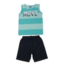 Conjunto Masculino Sortido Regata e Bermuda Moletinho 9002917 - Pipa