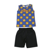 Conjunto Masculino Sortido Regata e Bermuda Tactel 9001602 - Pipa