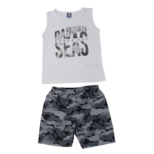 Conjunto Masculino Sortido Regata e Bermuda Tactel 9002932 - Pipa