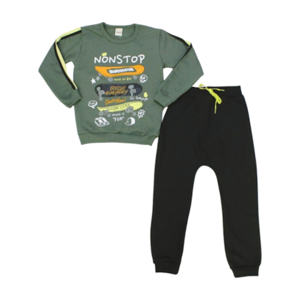 Conjunto Moletom Estampa Skate 40289 - Ralakids 