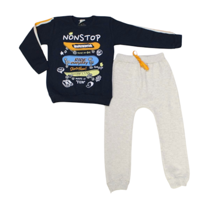 Conjunto Moletom Estampa Skate 40289 - Ralakids 