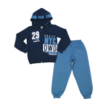 Conjunto Moletom Masculino Aberto com Capuz Skate 23815 - Leb