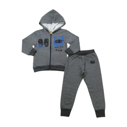 Conjunto Moletom Masculino Capuz Run Fast 8461 - Livy