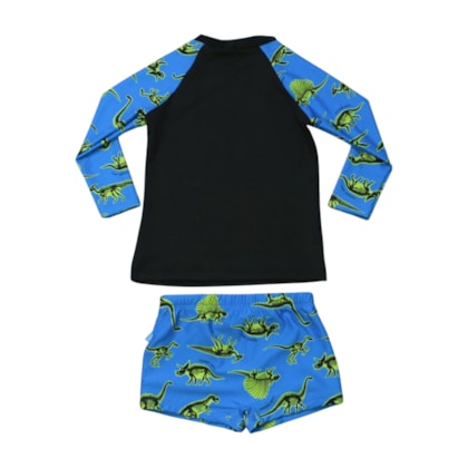 Conjunto Sunga Boxer Estampado Dino 47104 - Kamylus