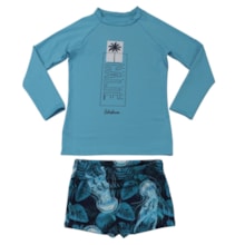 Conjunto Sunga Estampado Folhas 47195 - Kamylus