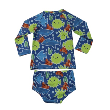 Conjunto Sunga Estampado Lagosta 44012 - Kamylus