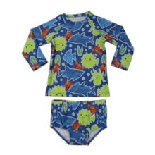 Conjunto Sunga Estampado Tubarão 43964 - Kamylus