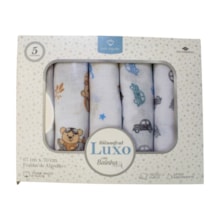Fralda Luxo Estampada com Bainha - 32111 - Incomfral  