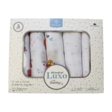Fralda Luxo Estampada com Bainha - 32111 - Incomfral  