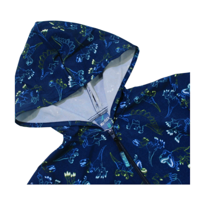 Jaqueta Corta Vento Masculina Estampa Dino 45744 - Rei Rex 