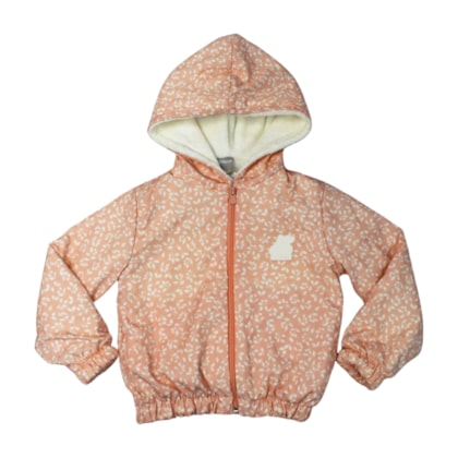 Jaqueta Feminina Tactel Estampada com Pêlo 56635  - Brandili Mundi