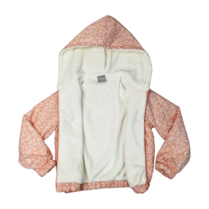 Jaqueta Feminina Tactel Estampada com Pêlo 56635  - Brandili Mundi
