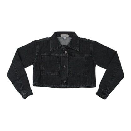 Jaqueta Jeans Black Cropped  524 - Revert