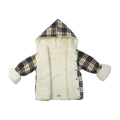Jaqueta Masculina Xadrez com Pelúcia 21639 - Angerô