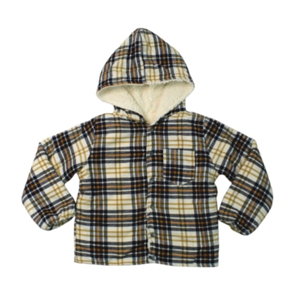 Jaqueta Masculina Xadrez com Pelúcia 21639 - Angerô