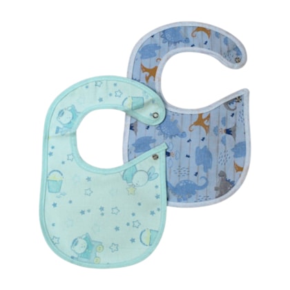 Kit Babador Sortido Botão 2 Peças 1023 - Caricia