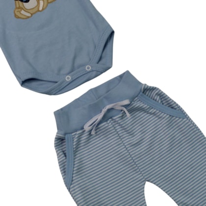 Kit Body e Mijão Raposa Masculino 1011 - Baby Bee