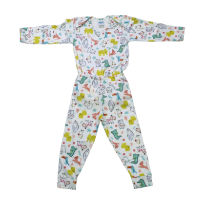 Kit Body Manga Longa e Mijão Térmico Feminino Sortido 2 Peças 0085 - Everly