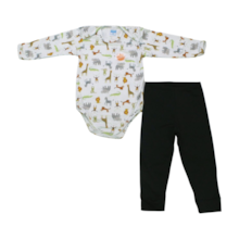 Kit Body Manga Longa e Mijão Térmico Masculino Sortido 2 Peças 0085 - Everly
