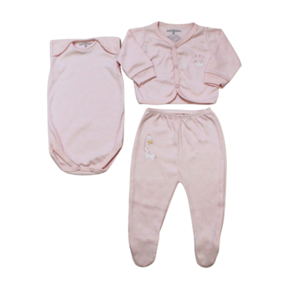 Kit Body, Mijão e Casaco Girafa Feminino 3 Peças 0306049  - Estilinho 