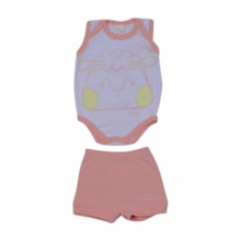 Kit Body Regata e Shorts Sortido - Bicho Molhado