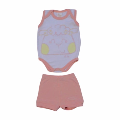 Kit Body Regata e Shorts Sortido - Bicho Molhado