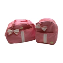 Kit Bolsa e Frasqueira com Laço 2 Peças 81 - Palminha
