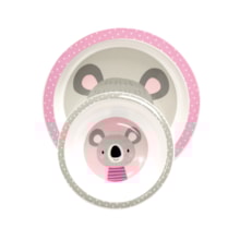 Kit Coala Prato e Tigela 6m+ C5059 - Clingo    