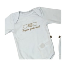 Kit Colan Manga Longa, Mijão e Touca Ursos 3 Peças 56500027 - Aconchego do Bebê