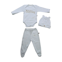 Kit Colan Manga Longa Neutro 3 peças 56500010 - Aconchego do Bebê