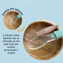 Kit Colher Multi Silicone Colors 6m+ 2 Peças 3099  - Clingo    