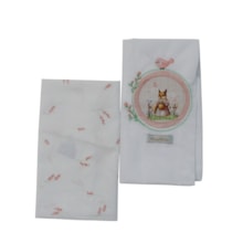 Kit Fronhas com 2 Peças Bordadas com Estampas Sortidas 534417 - Muito Mimo - Minasrey