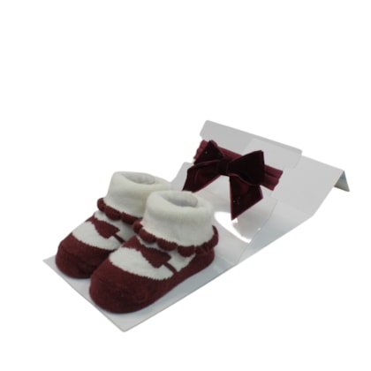 Kit Meia Feminina com Faixa 301526 RN - Pimpolho