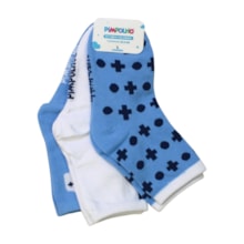 Kit Meia Masculina Estampas Sortidas 3Pares 300797 - Pimpolho