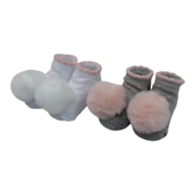 Kit Meias Feminina Sortidas 2 Pares  RN 301139  - Pimpolho