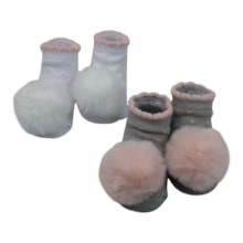 Kit Meias Feminina Sortidas 2 Pares  RN 301139  - Pimpolho