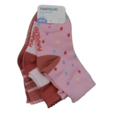 Kit Meias Feminina Sortidas 3 Peças 301150 26 ao 30 - Pimpolho