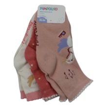 Kit Meias Feminina Sortidas 3 Peças 301150 26 ao 30 - Pimpolho