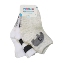 Kit Meias Masculina Sortidas 3 Peças 300793 21 ao 25 - Pimpolho