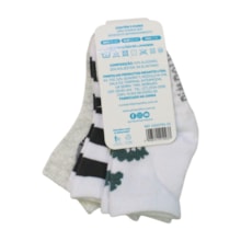 Kit Meias Masculina Sortidas 3 Peças 300793 21 ao 25 - Pimpolho