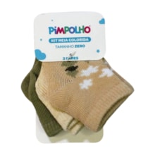 Kit Meias Masculino Sortidas 3 Peças 300785 - Pimpolho