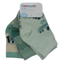 Kit Meias Masculino Sortidas 3 Peças 301147 16 ao 20 - Pimpolho